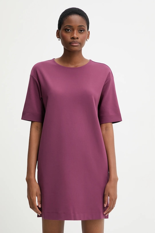 United Colors of Benetton sukienka z elastanem fioletowy 47CKDV0BW