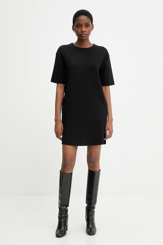 Рокля United Colors of Benetton 47CKDV0BW черен AW25