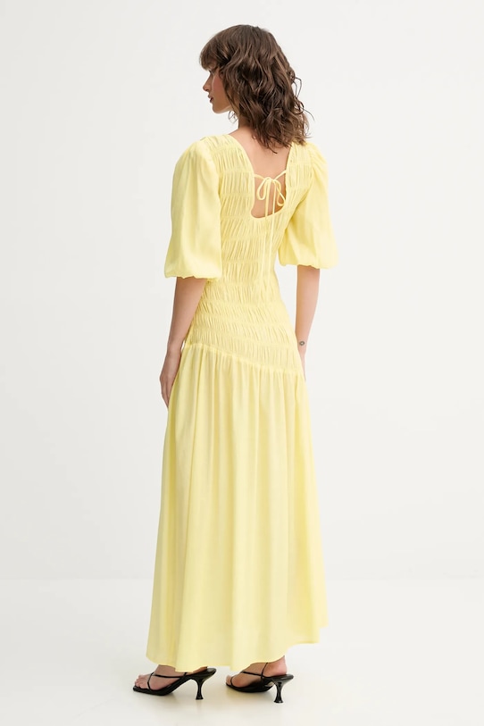 Never Fully Dressed sukienka Nara NFDDR3014 żółty AW25