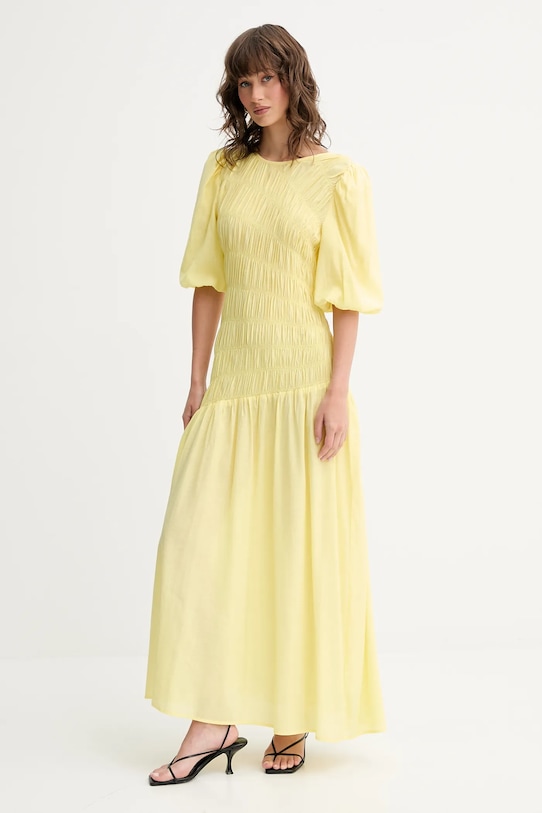 Odzież Never Fully Dressed sukienka Nara NFDDR3014 żółty
