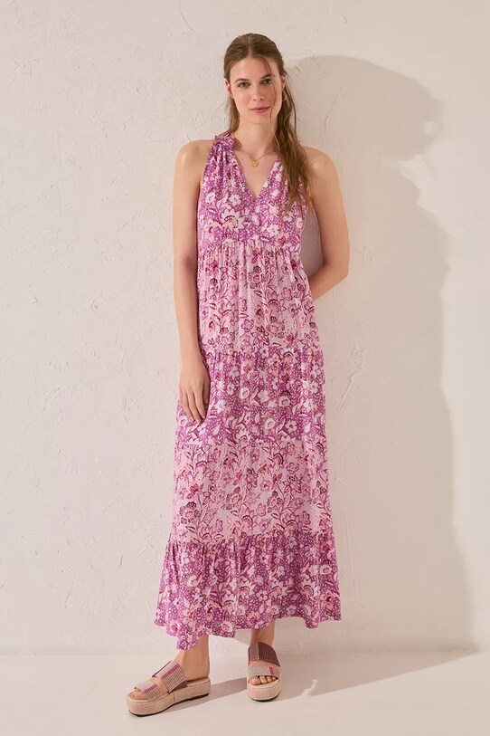 women'secret rochie maxi violet 4479835