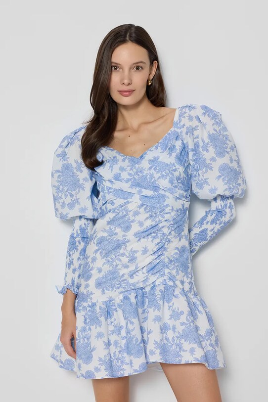 Bizuu rochie din bumbac ZOENA ZOENA.NIEBIESKI.SS25 albastru AW25