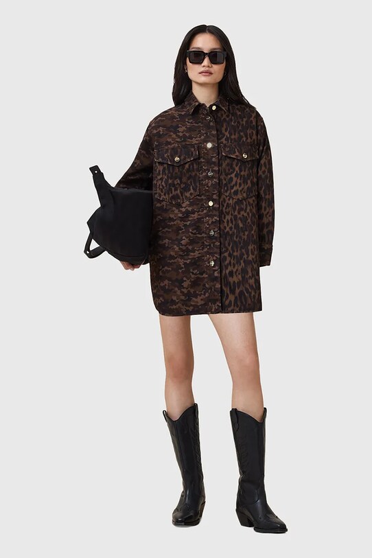 Бавовняна сукня AllSaints FAYE W007DD