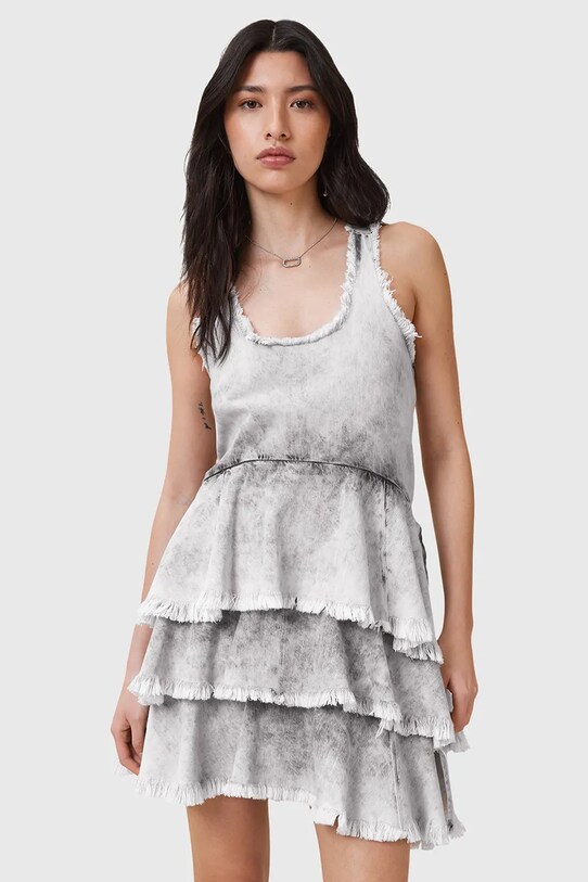AllSaints rochie din bumbac CAVARLY W275DC