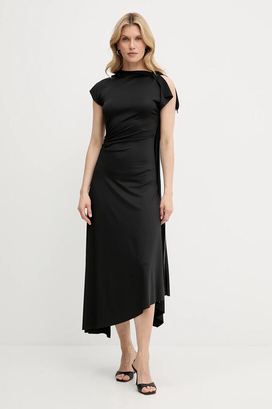 Victoria Beckham ruha ujjatlan fekete 1325JDR006471A