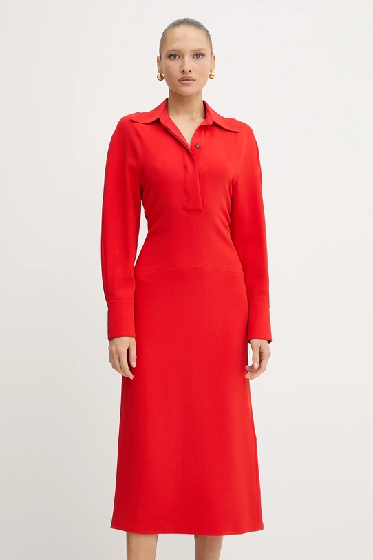 Victoria Beckham sukienka casual czerwony 1325WDR006598A