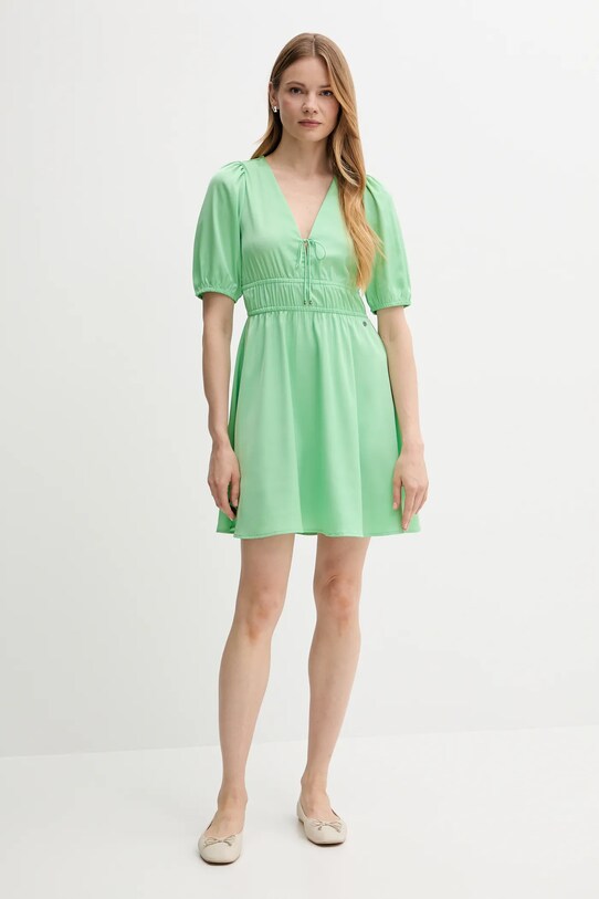 Pepe Jeans sukienka PL953753 zielony AW25