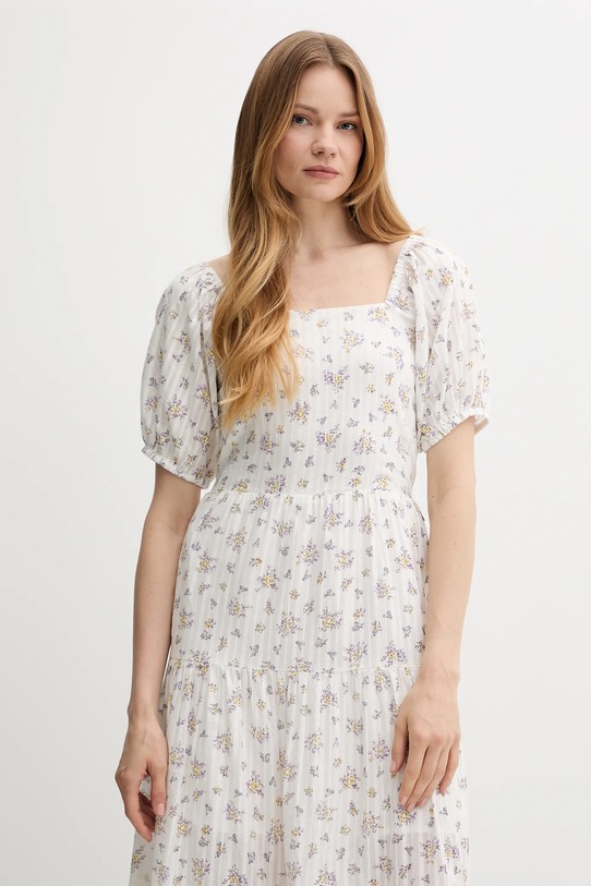 Bavlněné šaty Pepe Jeans bílá PL953759