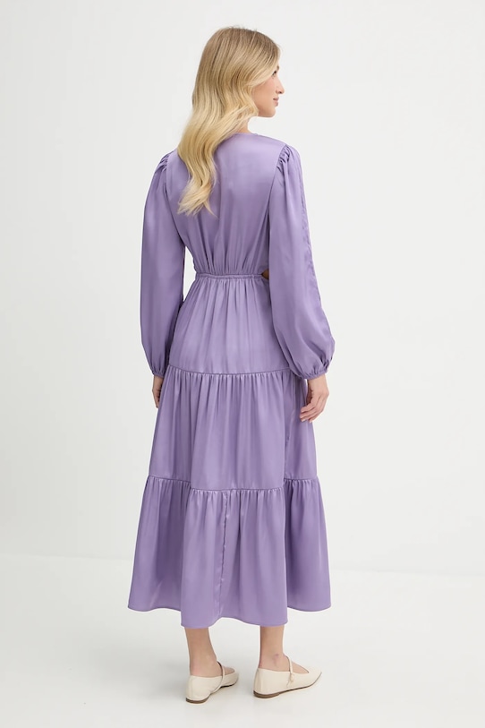 Pepe Jeans sukienka PL953760 fioletowy AW25