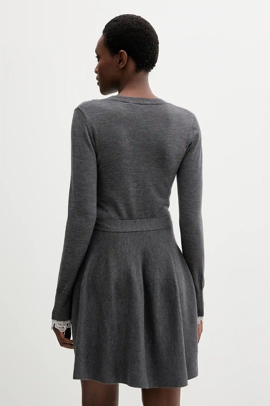Odzież Blugirl Blumarine sukienka wełniana RF5231.MA82O szary