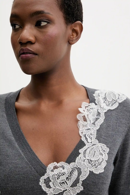 Blugirl Blumarine sukienka wełniana szary RF5231.MA82O