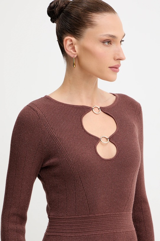 Fracomina sukienka brązowy FS25WD5010K501Q7