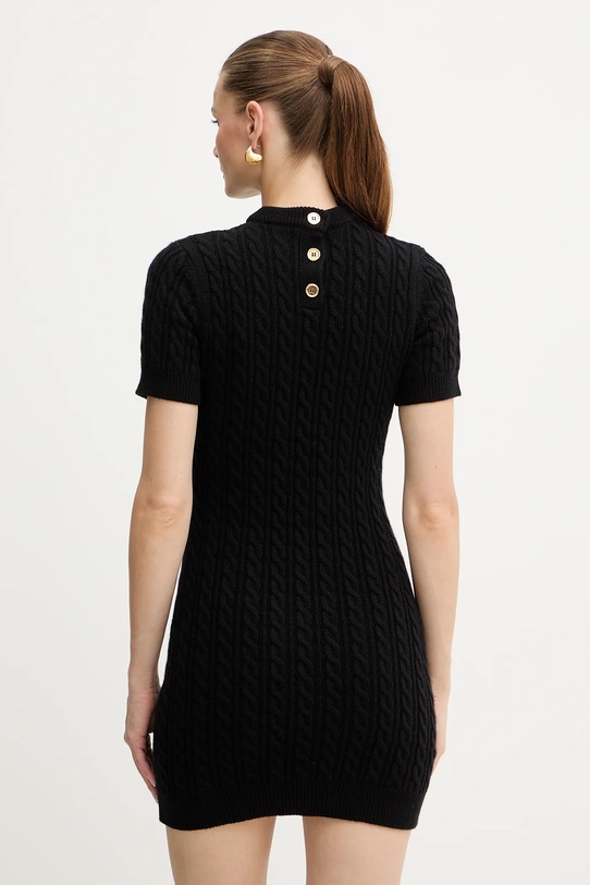 Îmbrăcăminte Patou rochie din lână KN2588041 negru