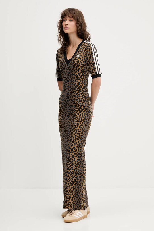 adidas Originals sukienka Maxi Dress JW2773 zielony AW25