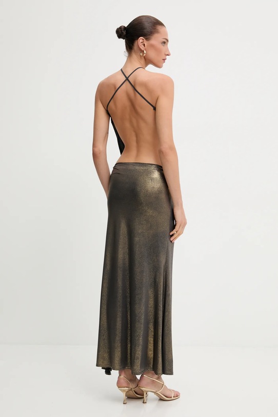 Odzież Diesel sukienka D-KARAM-LONG A18559.0NKCU złoty