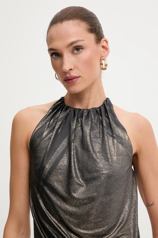 Diesel sukienka D-KARAM-LONG A18559.0NKCU złoty