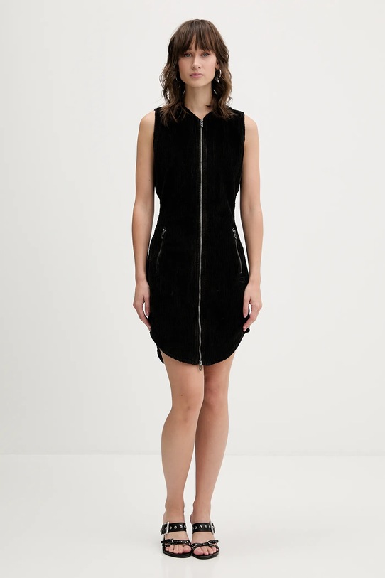 Diesel sukienka sztruksowa D-ENEA A18585.0WFCI brązowy AW25