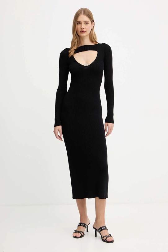 Вовняна сукня Diesel M-OLONI casual чорний A18905.0PLBF