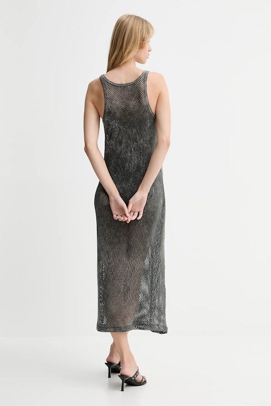 Odzież Diesel sukienka bawełniana MAEVE-UTLT A18534.0HGBA szary