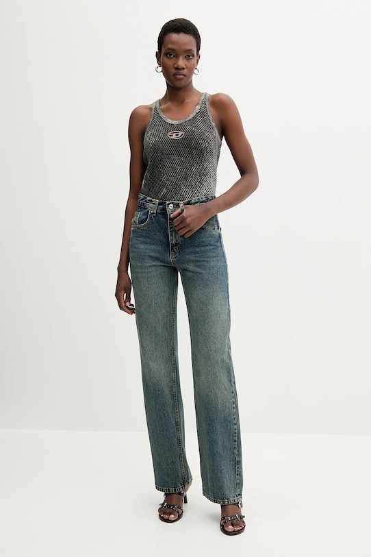 Diesel top din bumbac ILENIA-UTLT A19573.0HGBA gri AW25