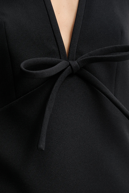 MSGM sukienka 3941MDA06.257608 czarny