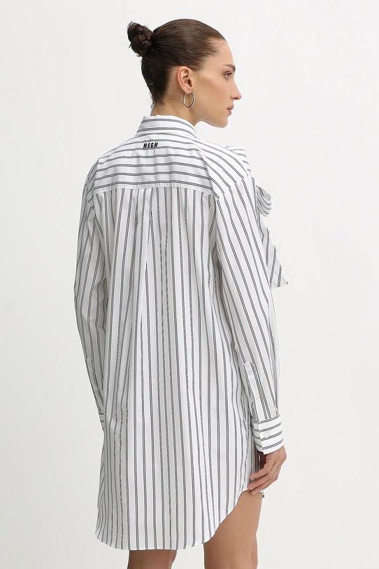 Îmbrăcăminte MSGM rochie din bumbac 3941MDA14X.257630 alb