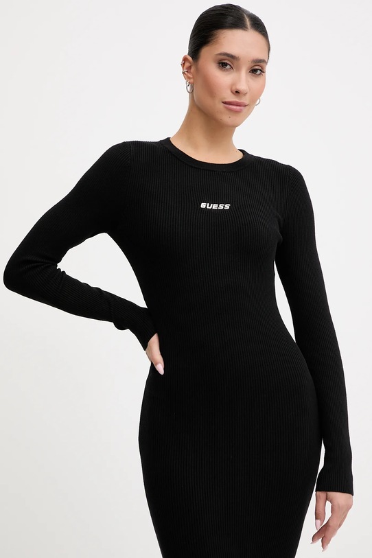 Φόρεμα Guess FLAMINIA μαύρο V5BK02.Z3JD2