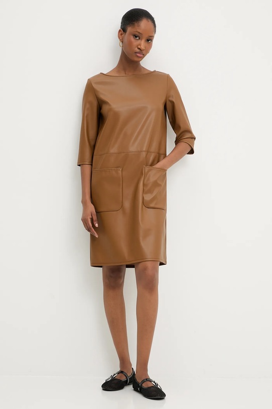 MM sukienka DIONIGI 2526626087600 brązowy AW25