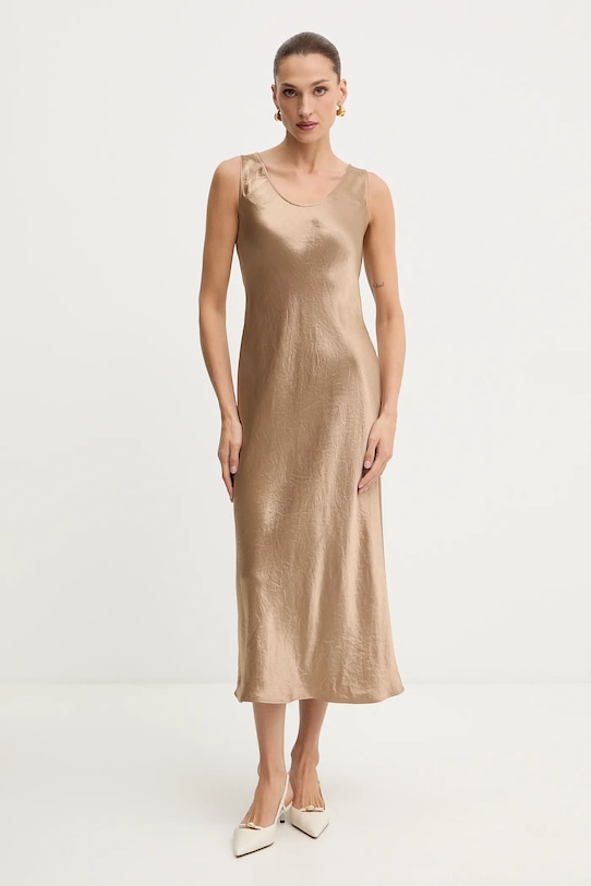 MM rochie TALETE midi bej 2526226018600