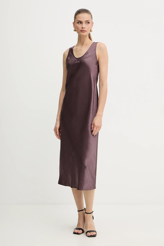MM sukienka TALETE 2526226018600 bordowy AW25
