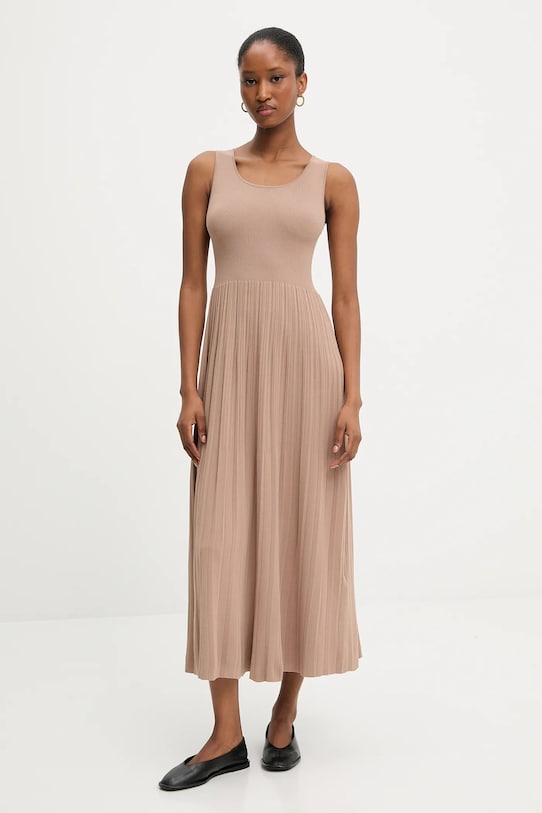 Šaty Weekend Max Mara MARKUS midi béžová 2525326011600
