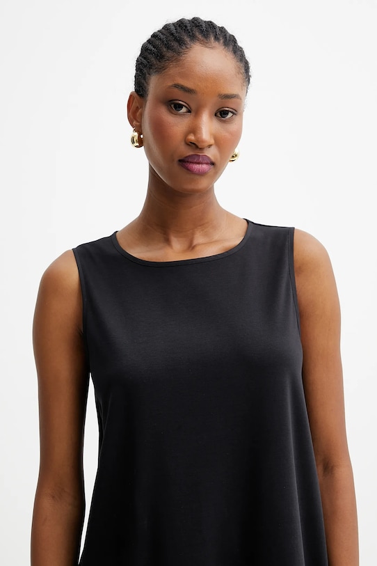 Weekend Max Mara sukienka bawełniana OSMIO czarny 2525626051600