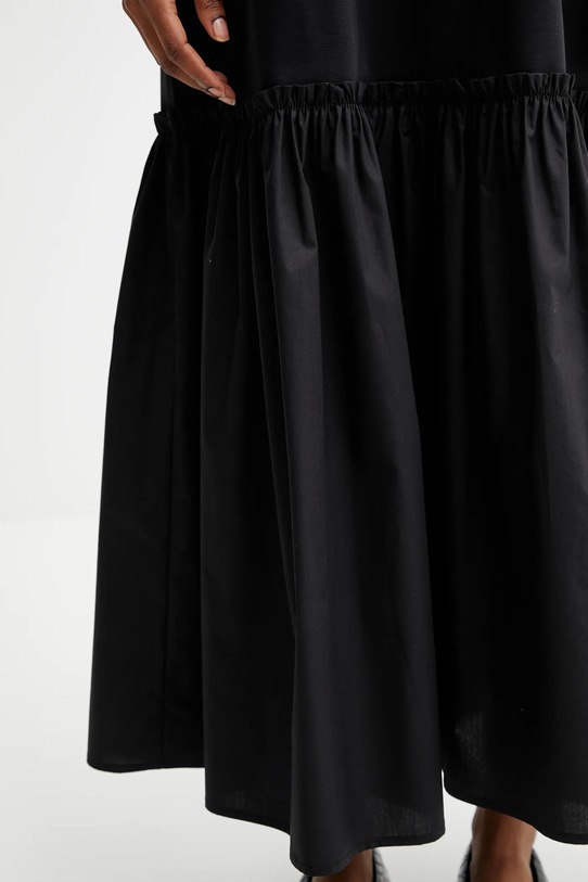 Weekend Max Mara sukienka bawełniana OSMIO 2525626051600 czarny