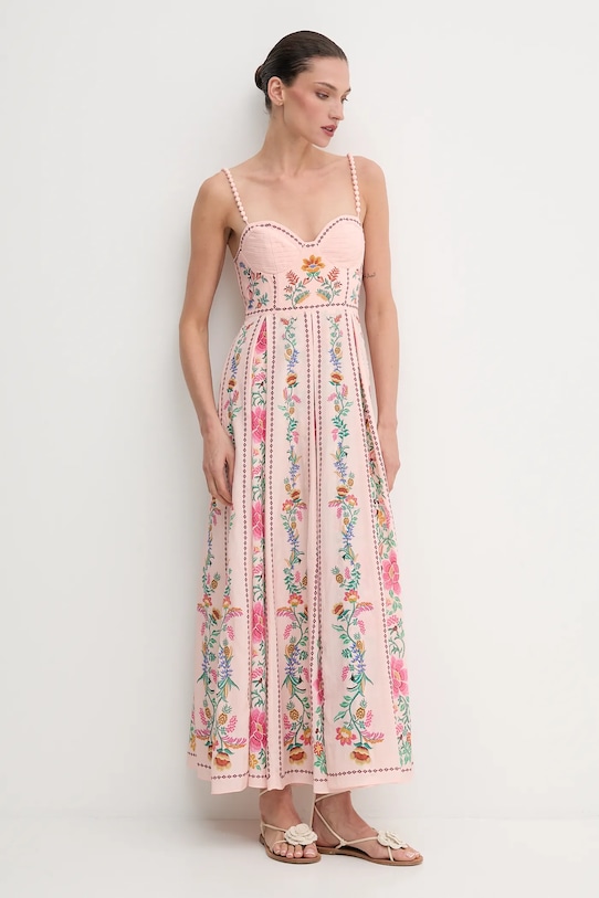 Farm Rio sukienka 336318 różowy AW25