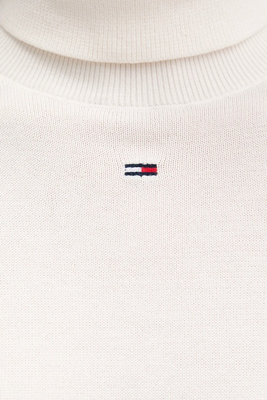 Tommy Jeans sukienka bawełniana DW0DW21958 beżowy