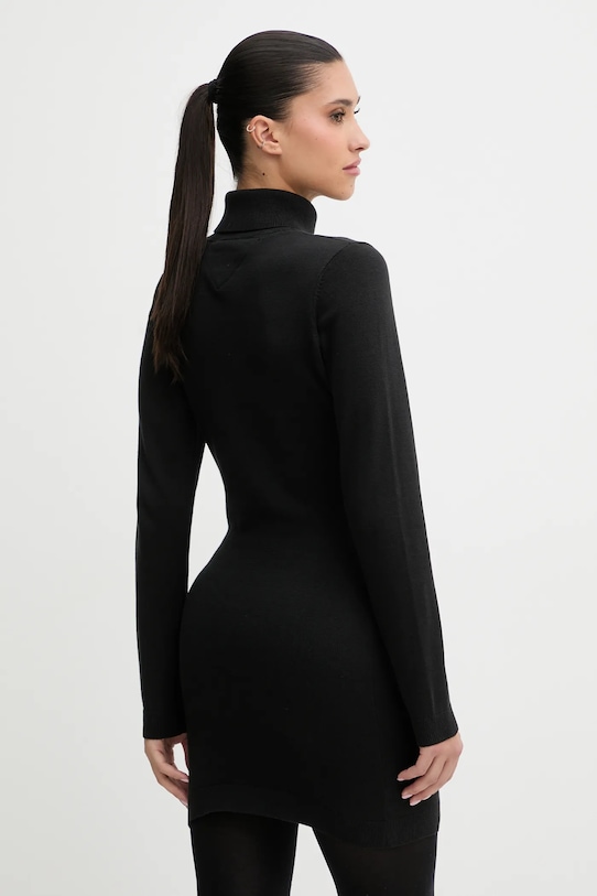 Îmbrăcăminte Tommy Jeans rochie din bumbac DW0DW21958 negru