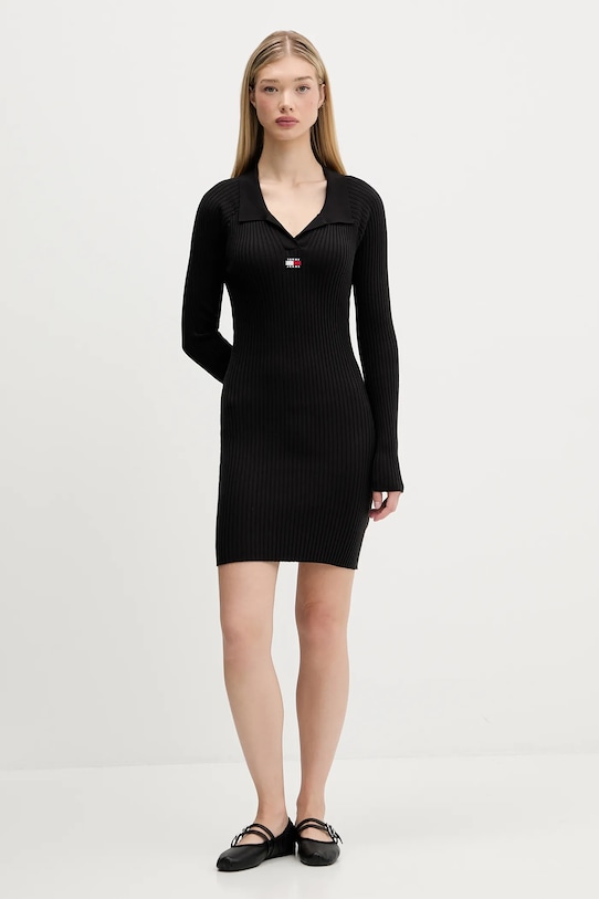 Φόρεμα Tommy Jeans DW0DW22183 μαύρο AW25