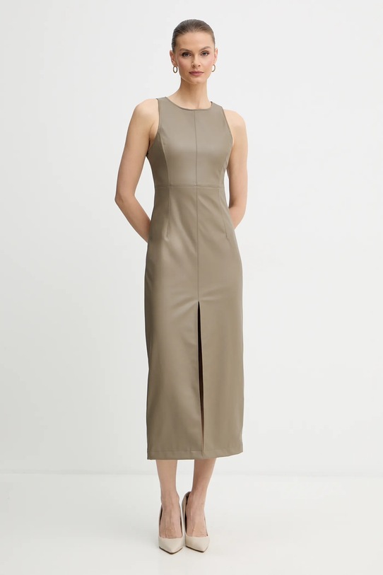 Armani Exchange sukienka casual zielony XW000674.AF16106