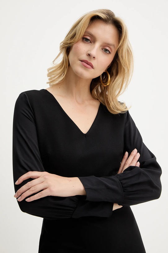 Armani Exchange rochie negru XW000756.AF16136