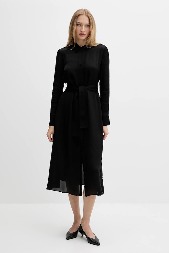 Šaty Armani Exchange midi černá XW001245.AF16121
