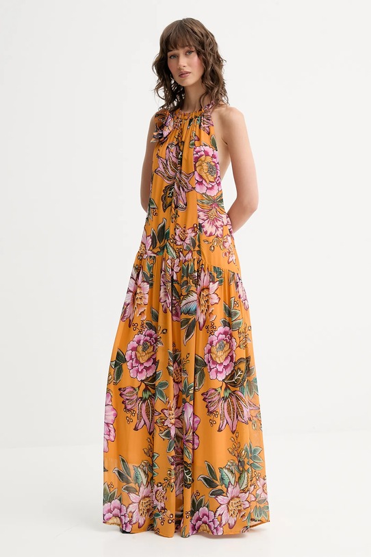 Odzież Farm Rio sukienka 336675 pomarańczowy