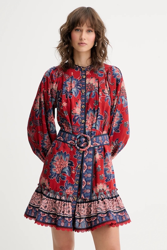 Farm Rio sukienka casual czerwony 336927