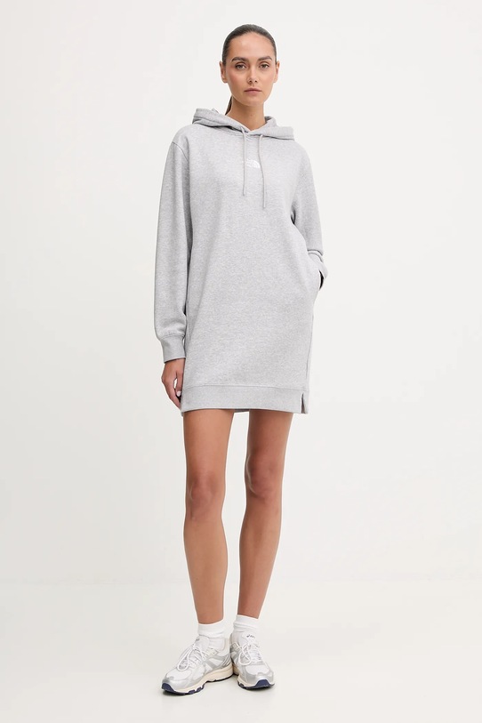 Šaty The North Face Essential Relaxed NF0A8EEEDYX1 šedá AW25