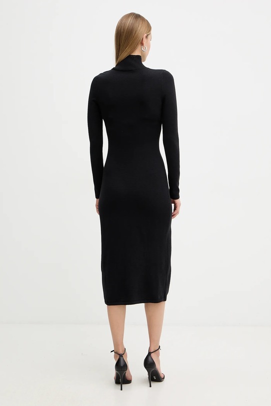 Odzież Weekend Max Mara sukienka z dodatkiem wełny OCROMA 2525326022600 czarny