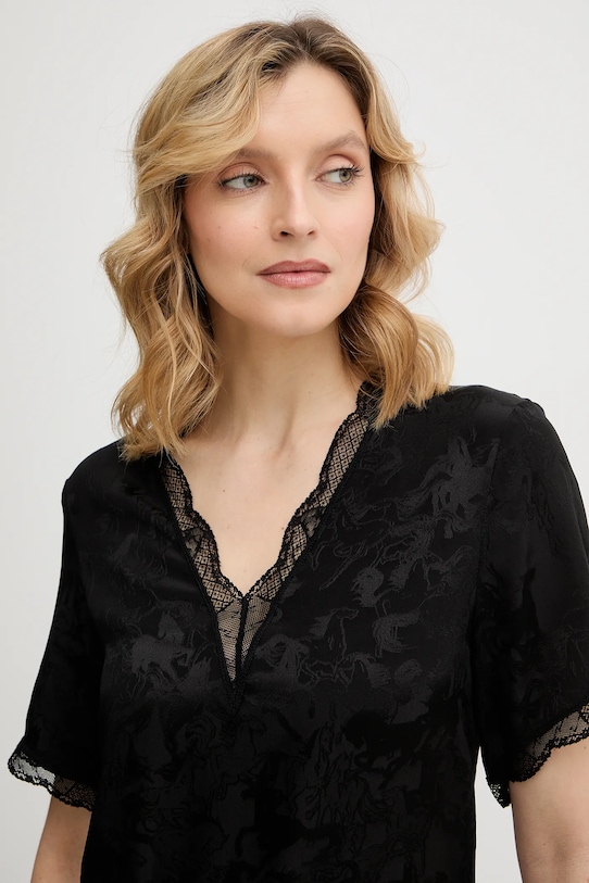 ZADIG&VOLTAIRE sukienka jedwabna czarny WWDR02588