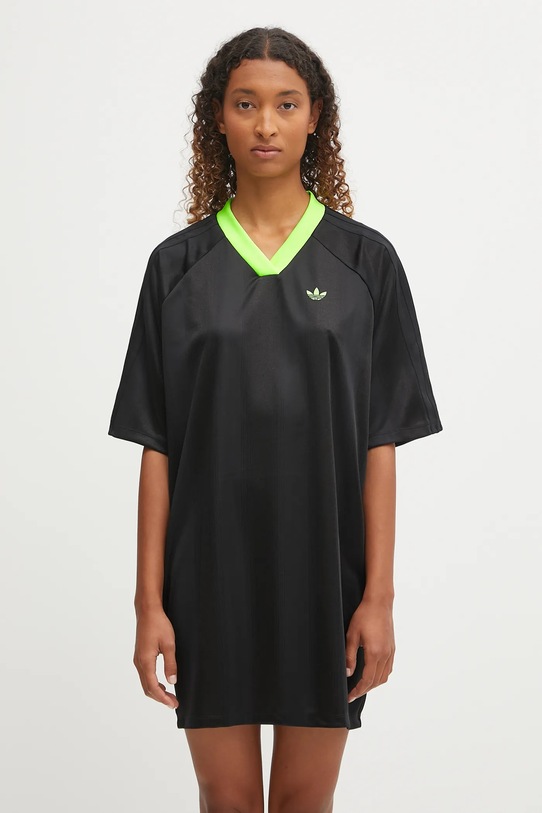 adidas Originals vestito Jacquard Dress dritto nero KB8152
