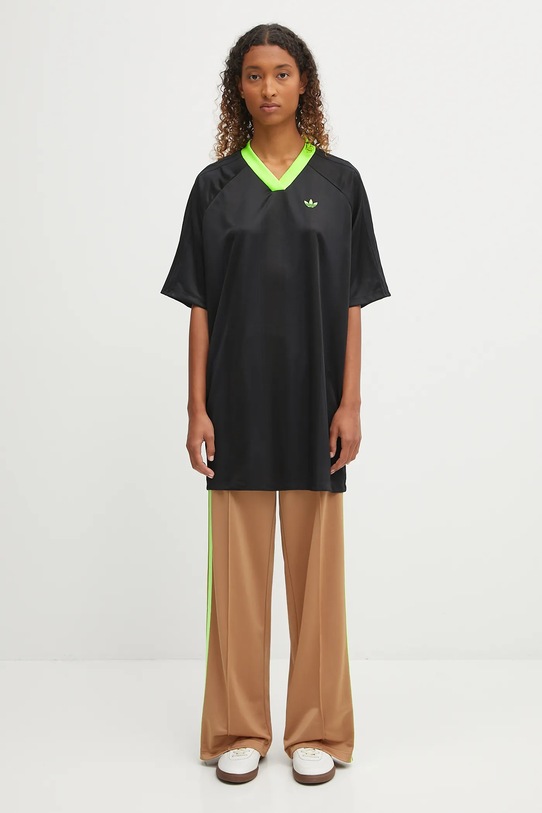 adidas Originals vestito Jacquard Dress KB8152 nero