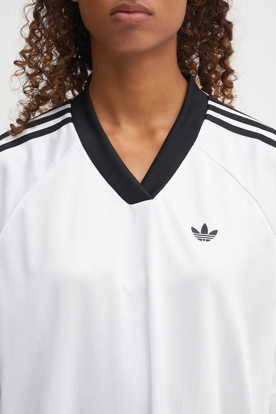 Šaty adidas Originals Jacquard Dress bílá KB8153