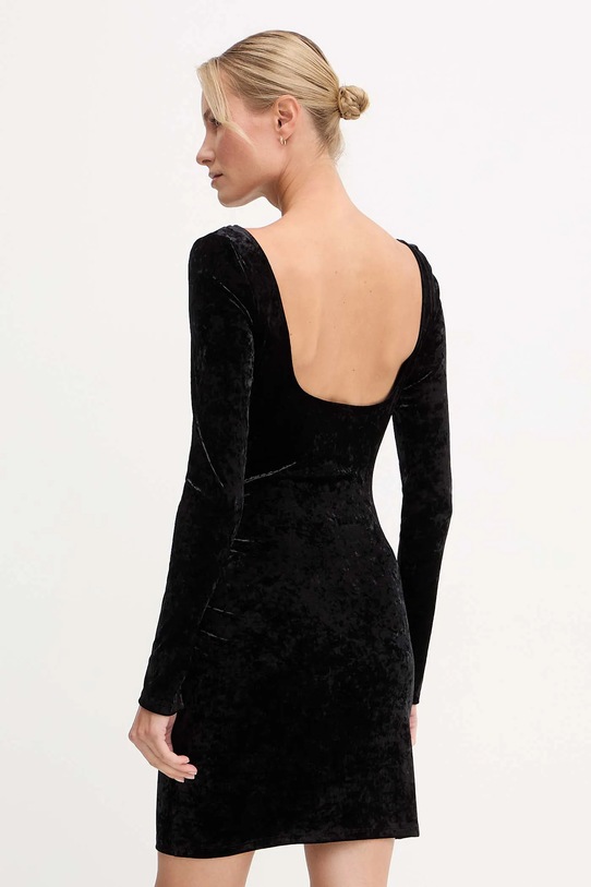 Îmbrăcăminte Patrizia Pepe rochie de catifea 2A2979.J343 negru
