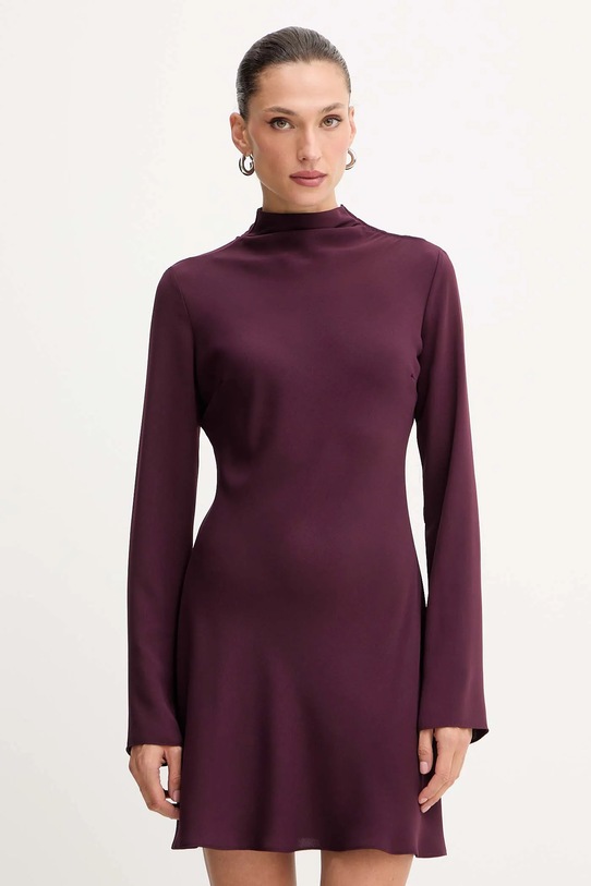Patrizia Pepe rochie mini burgundia 2A2980.A655